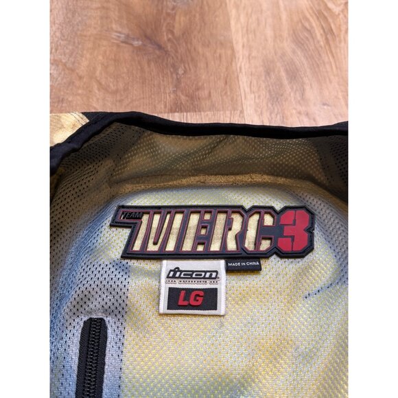 Icon Motorsports Womens Motorcycle Racing Merc Stage 3 Black Camo Large - Picture 4 of 8